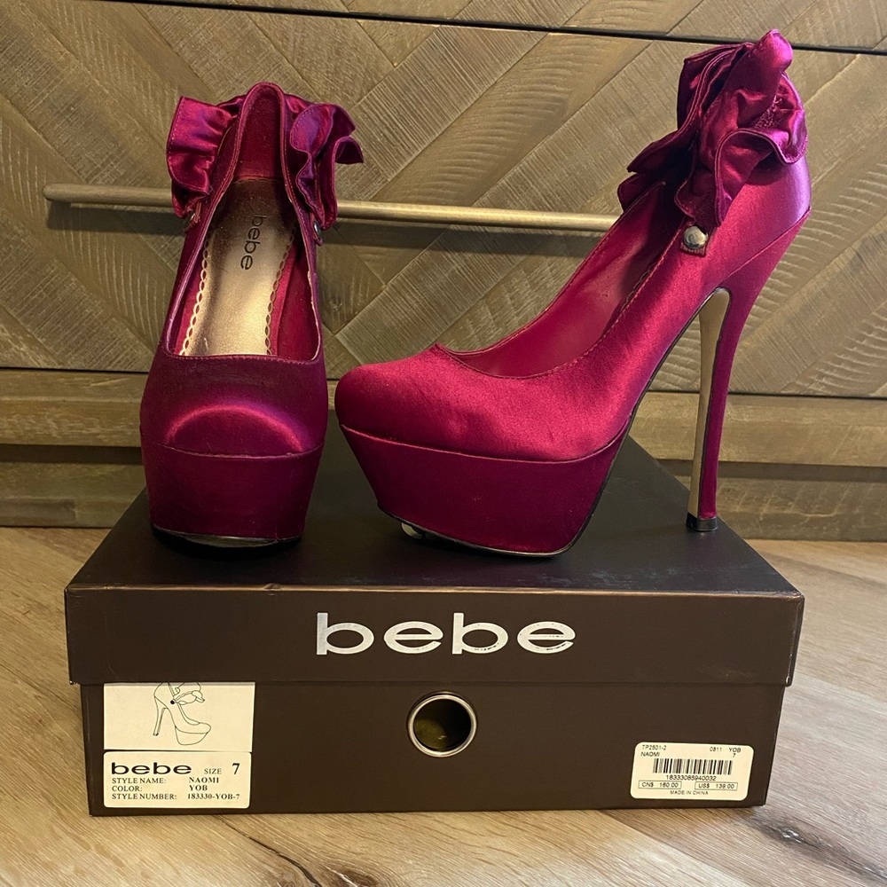 Bebe Naomi heels size 7